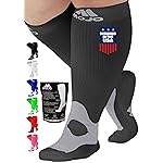 Mojo Compression Socks for Women and Men 20-30mmHg Knee High - Opaque Medical Compression Knee High for Varicose Veins Circulation, Bariatric, Swelling, Lymphedema - Grey, Small - A601
