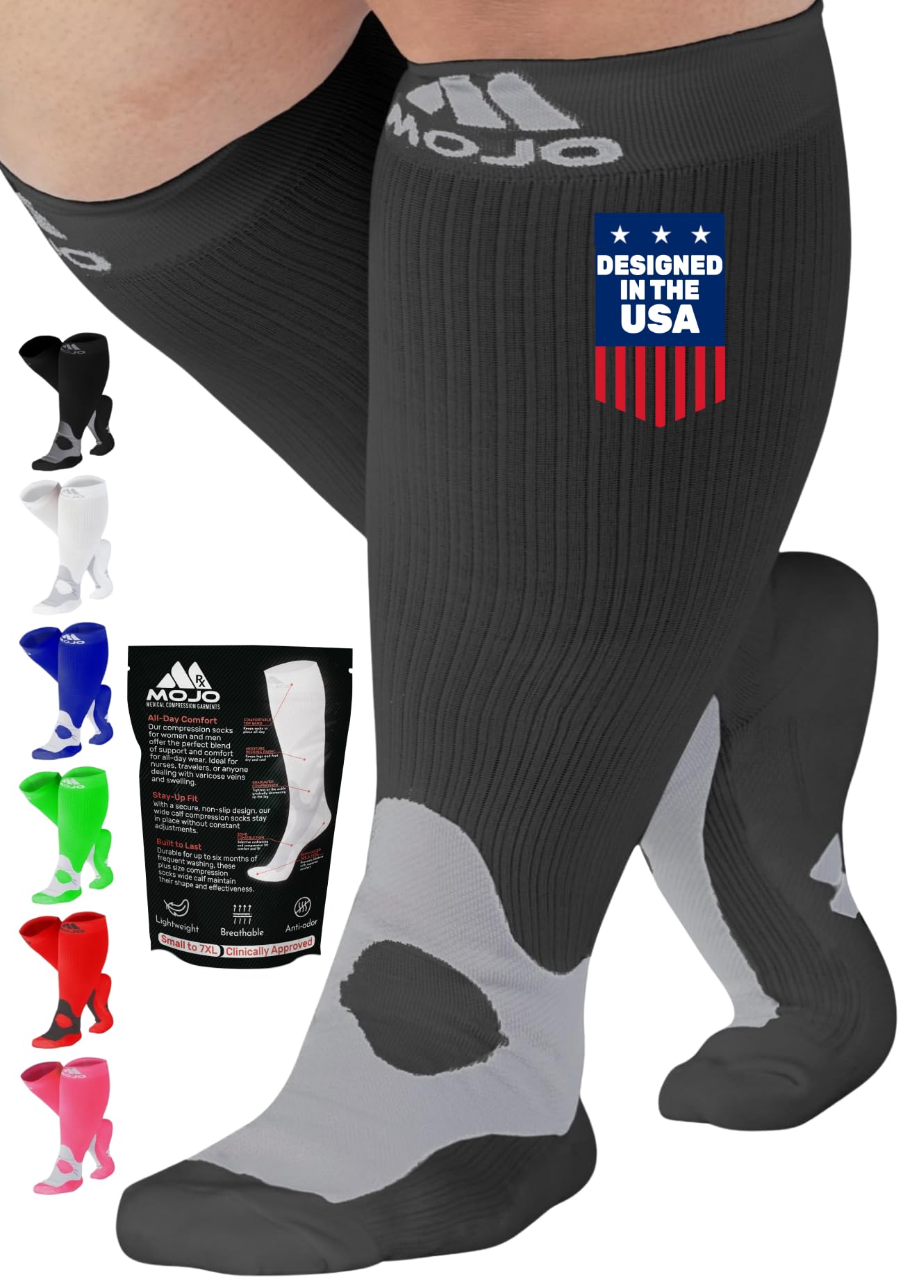 Mojo Unisex Medical Compression Socks