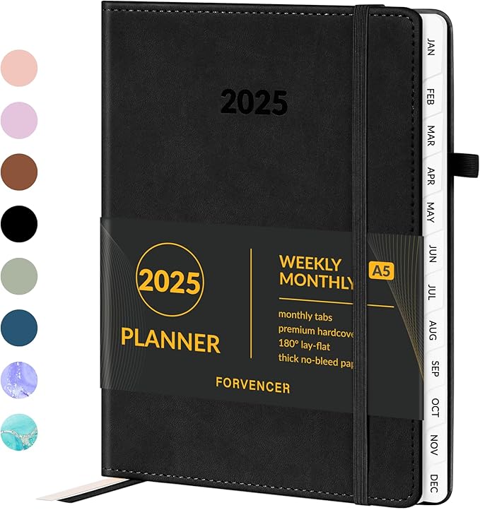 Forvencer 2025 Planner, Weekly and Monthly Planner