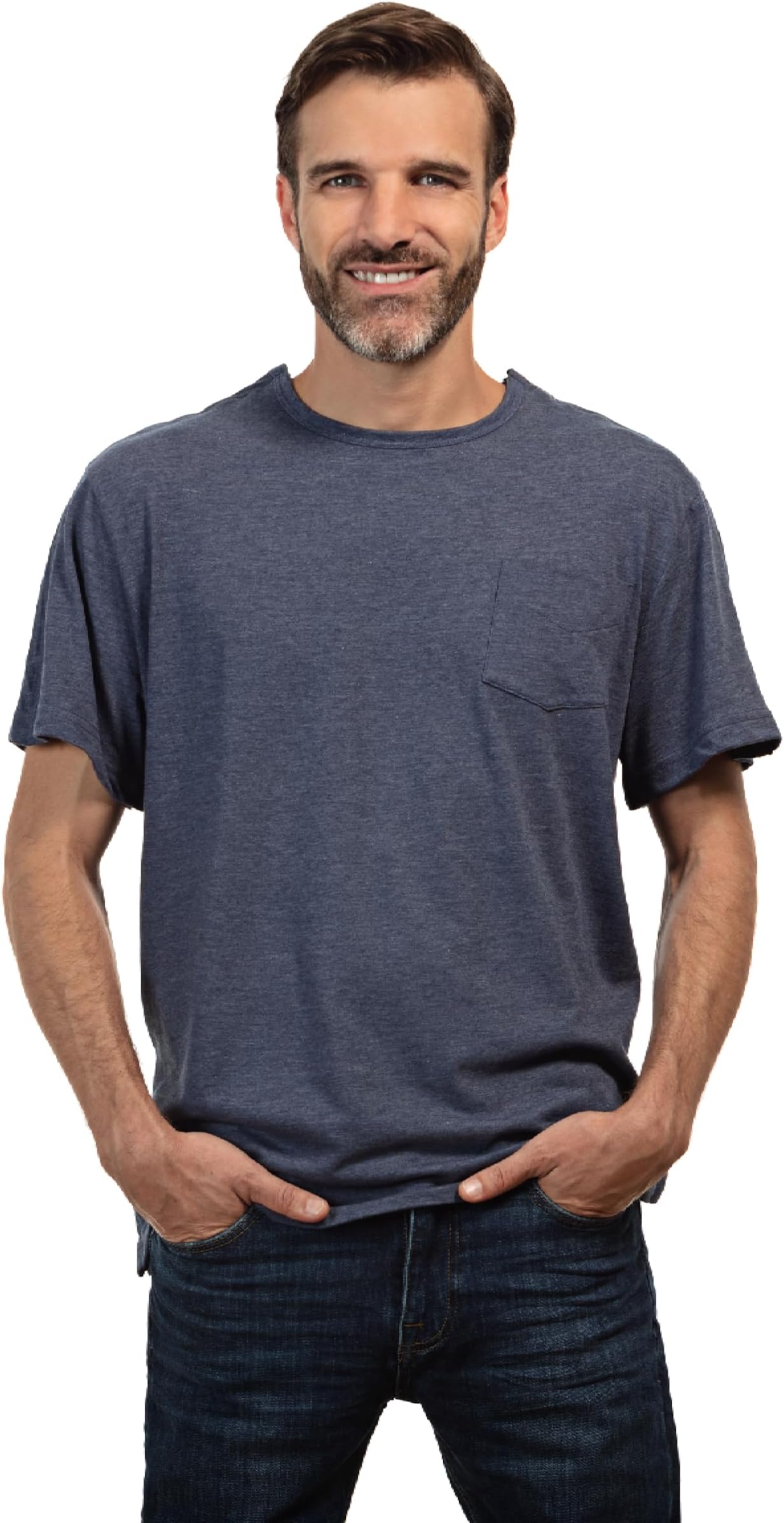 MAI We CarePost Shoulder Surgery Shirts for Men - Tear Away Recovery Apparel, Premium Chemotherapy Clothing