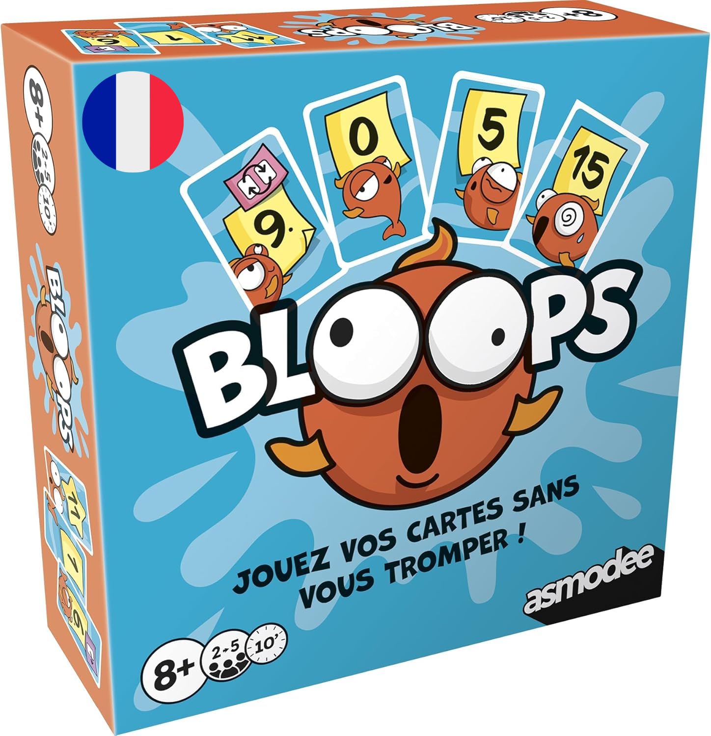 Asmodee - BLOOPS - Memory and Strategy Game, Party Game for 2 to 5 Players from 8 Years, 10 Minute Games, French Version