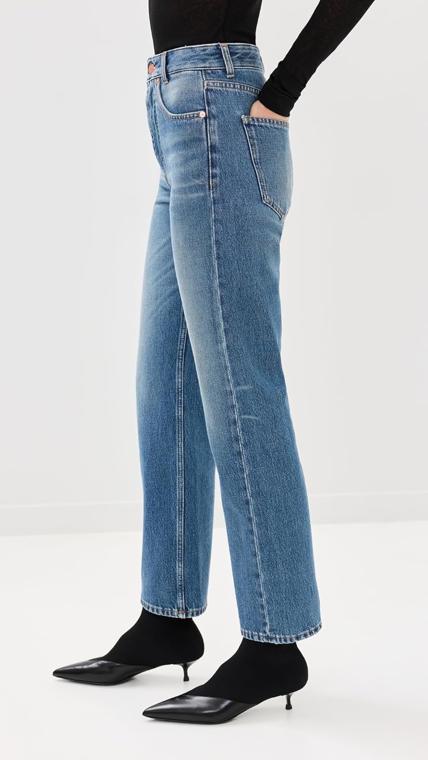 bite Studios Women's Curved Cotton Denim Jeans - Image 4