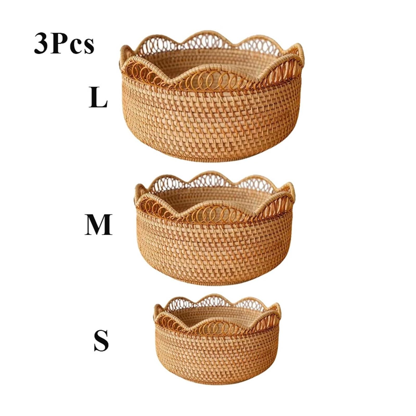 Cestini Portaoggetti In Vimini Intrecciato Cestini portaoggetti in rattan