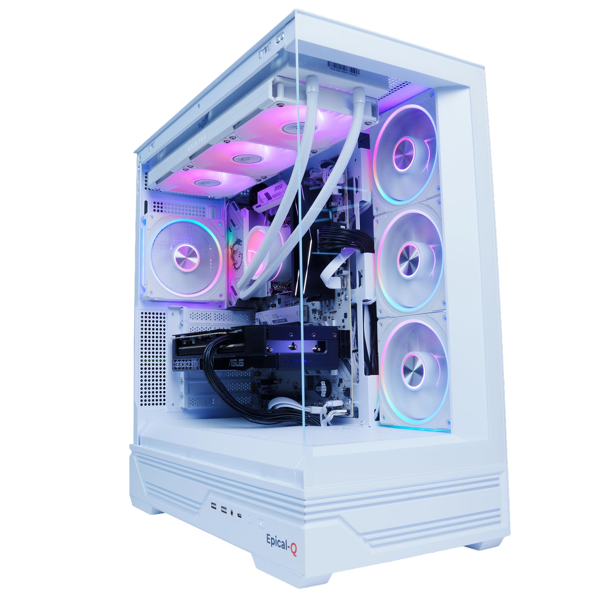Epical-Q Ordenador sobremesa Gaming Terris-W AMD Ryzen 7 5700X, 32GB, 1TB SSD NVME, RTX 5070 + Windows 11 Pro
