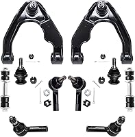 Vista 167 de Detroit Axle - Kit de suspensión delantera RWD de 10 piezas para Chevy GMC Silverado Sierra 1500 1999-2006, 2 brazos de control superior, 2 rótulas