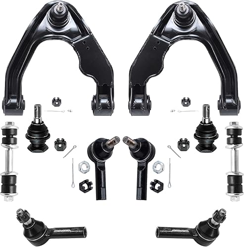 Miniatura 275 de Detroit Axle - Kit de suspensión frontal de 10 piezas para Ford Ranger Mazda B2300 B2500 B3000 B4000, 2 brazos de control superiores, 2 rótulas