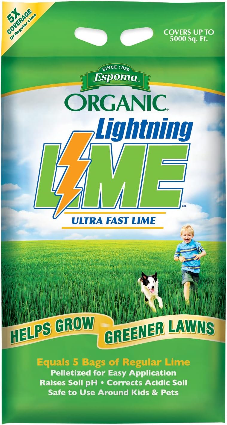 Espoma LL30 Organic Lightning Lime Fertilizer, 30 lb