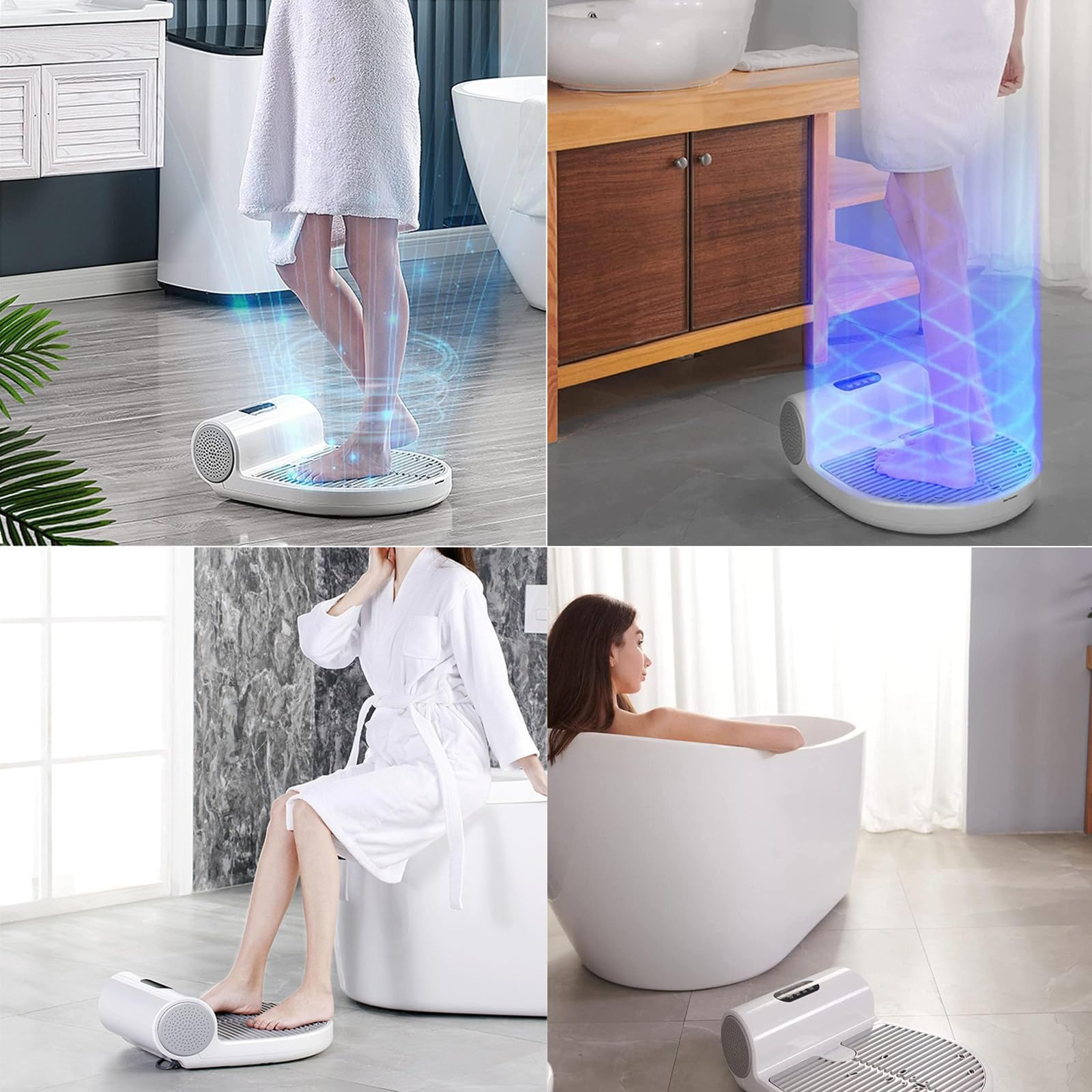 Secador de cuerpo completo, impermeable para baño y gimnasio con control de panel táctil para un secado eficiente después de la ducha