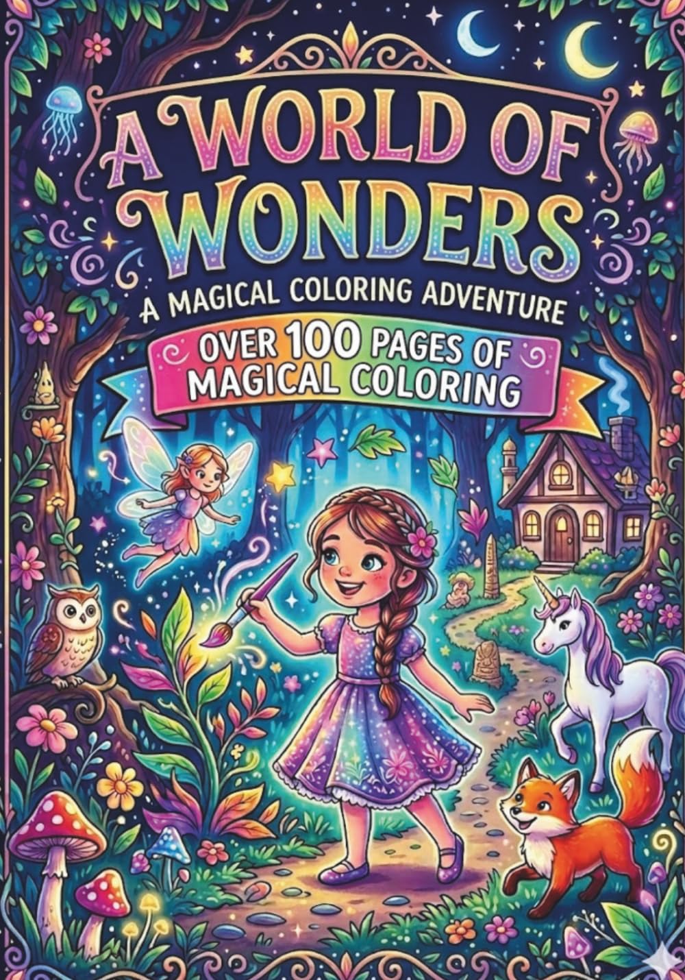 A WORLD OF WONDERS: A MAGICAL COLORING ADVENTURE