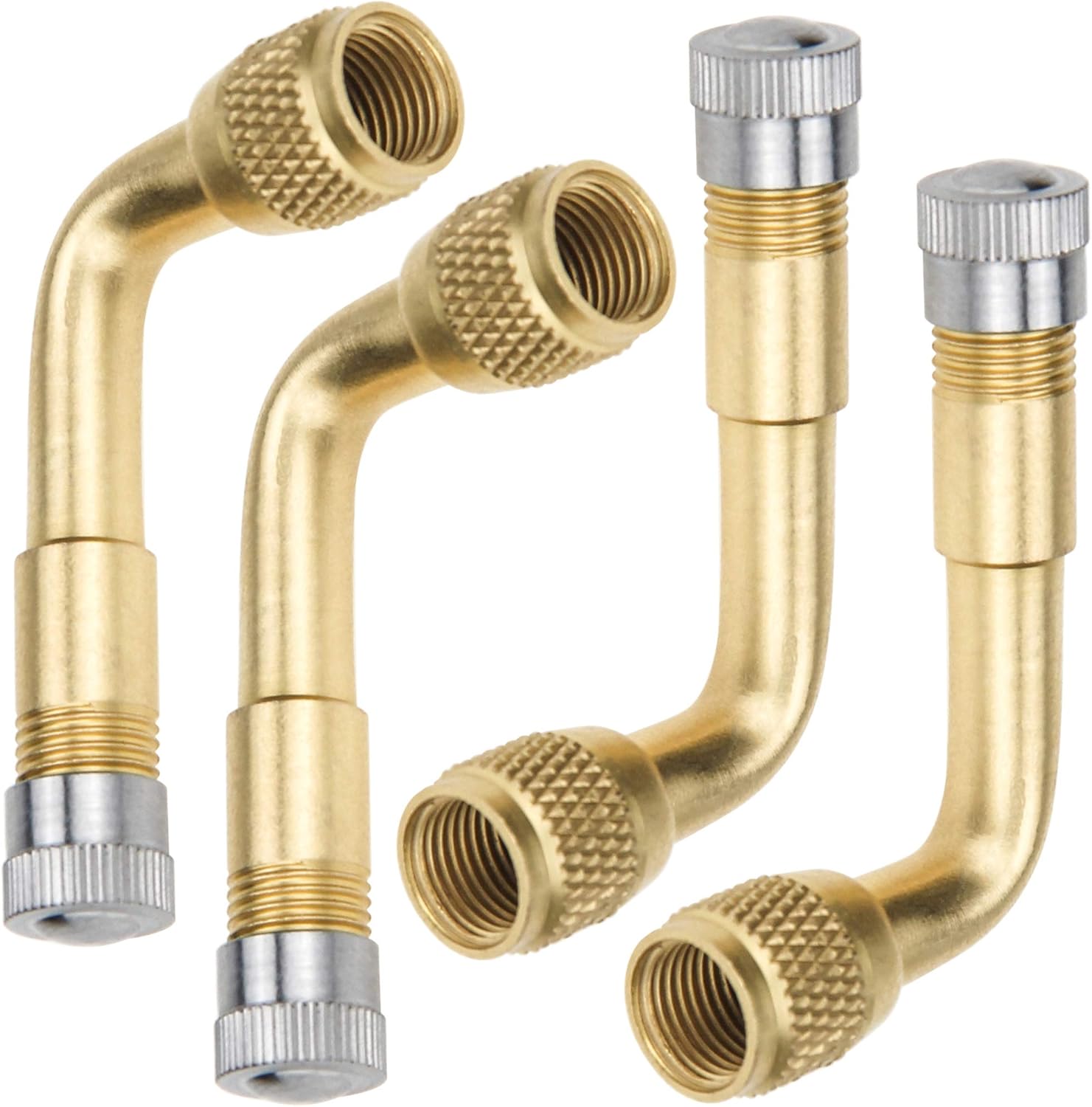 Mellbree 4Pack Tire Valve Extension, 90 Degree Schrader