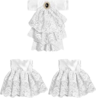 W WIDMANN MILANO Party Fashion - Spitzen Jabot mit 2 Manschetten