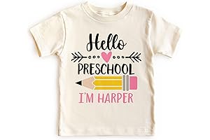 Personalized Shirts For Boys - Custom Name Back To School Pencil Outfit