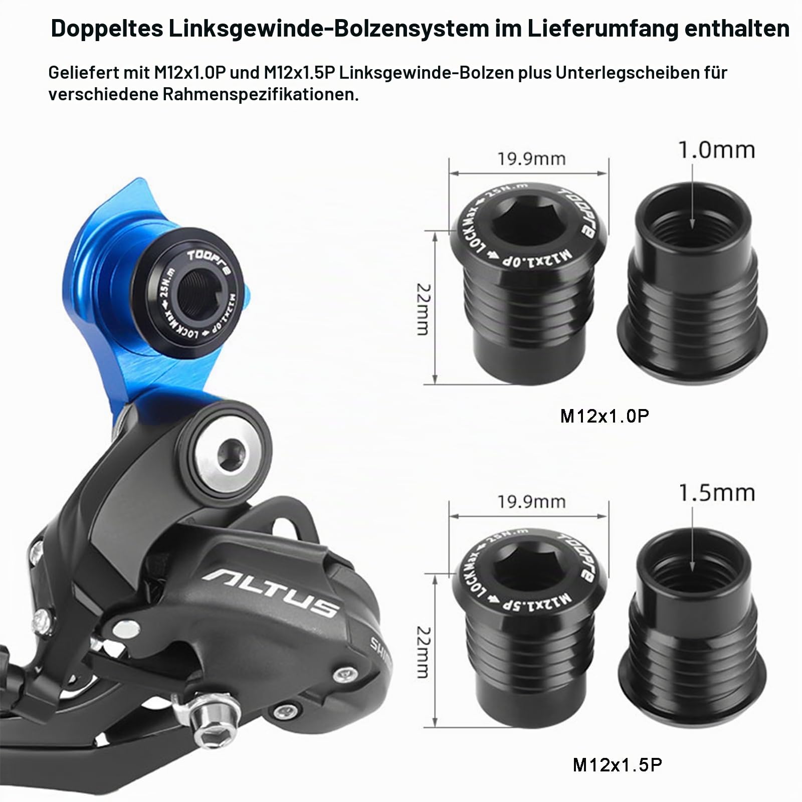 Universal Schaltauge Ersatz für SRAM UDH
