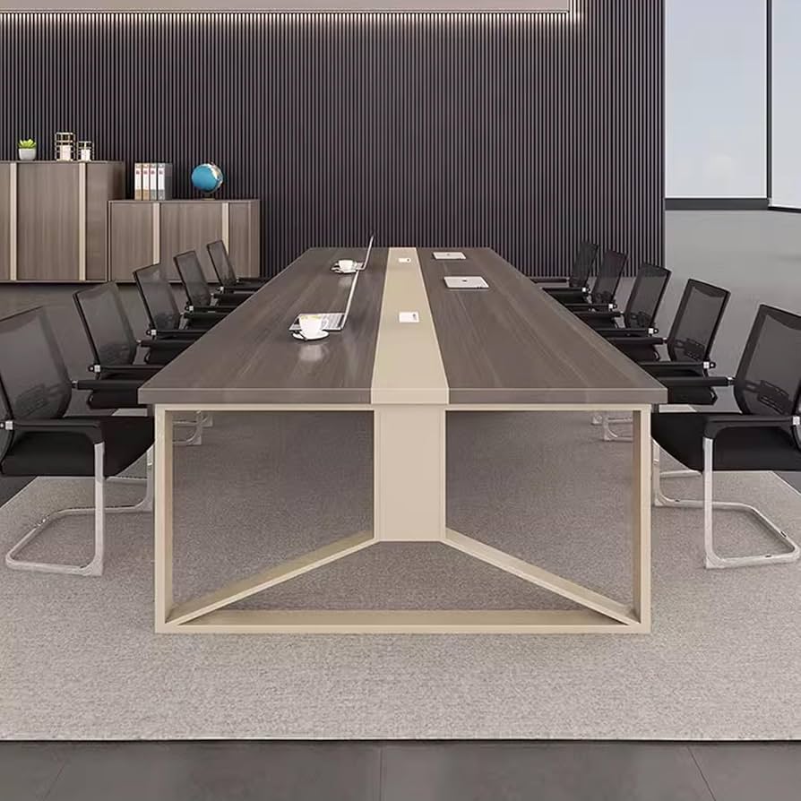 Amazon | 長机 オフィステーブル 会議用テーブル 会議テーブル