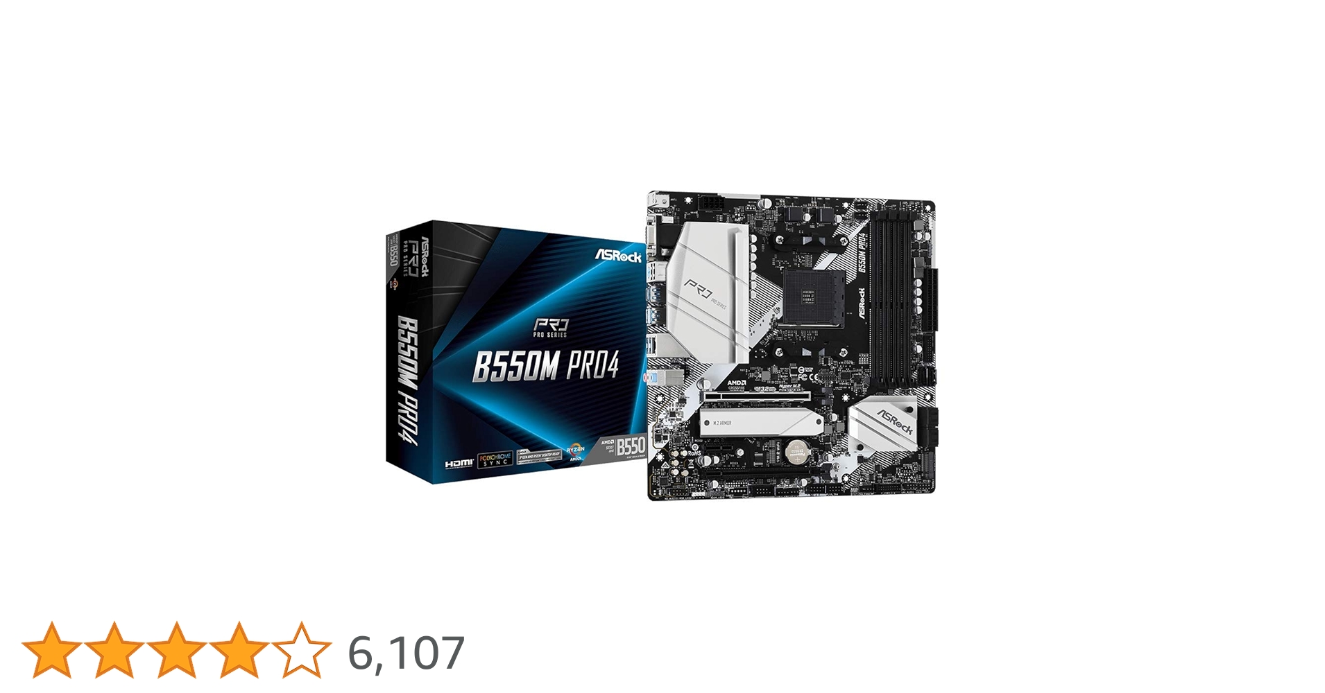 ASRock Micro ATX マザーボード B550M Pro4 ASRock B550M Phantom Gaming 4 AMD 500シリーズ Socket AM4対応