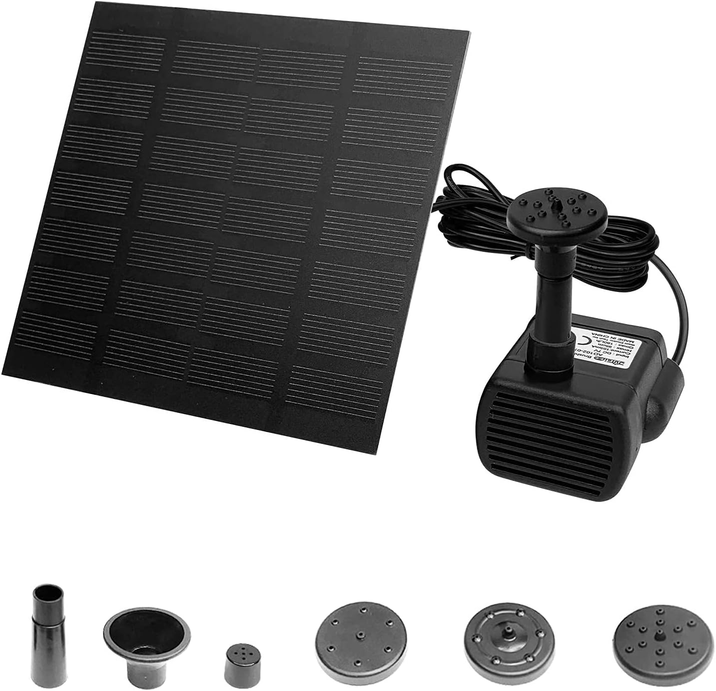 LARS360 Solar Teichpumpe Outdoor Wasserpumpe Solar Springbrunnen