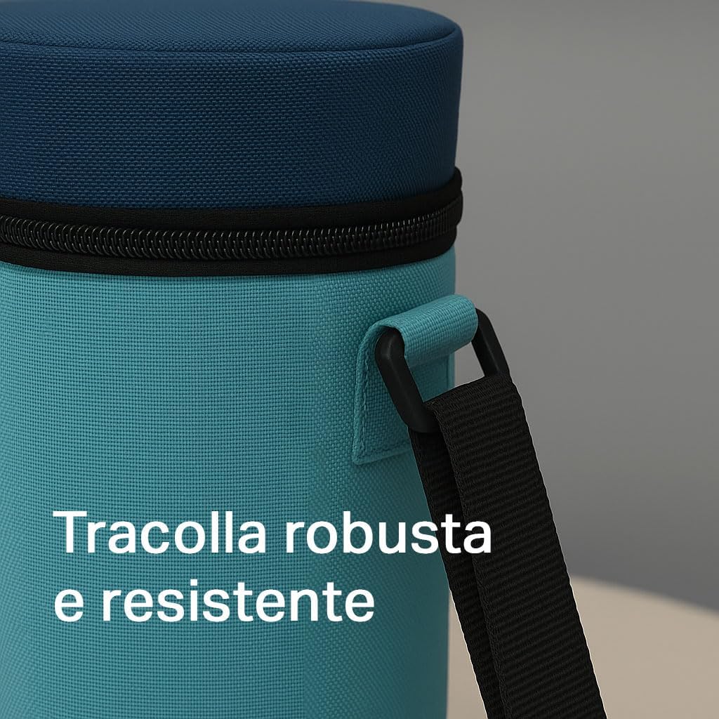 Borsa Termica Portatile Sacar – Isolamento Termico Alta Qualità – Tracolla Regolabile e Cerniera – Ideale per Escursioni, Mare, Piscina e Campeggio