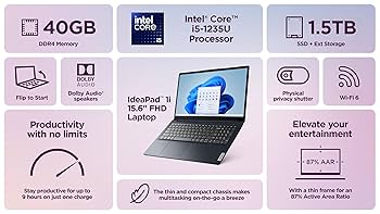 Amazon.com: Lenovo IdeaPad Laptop Computer 2025, 15.6
