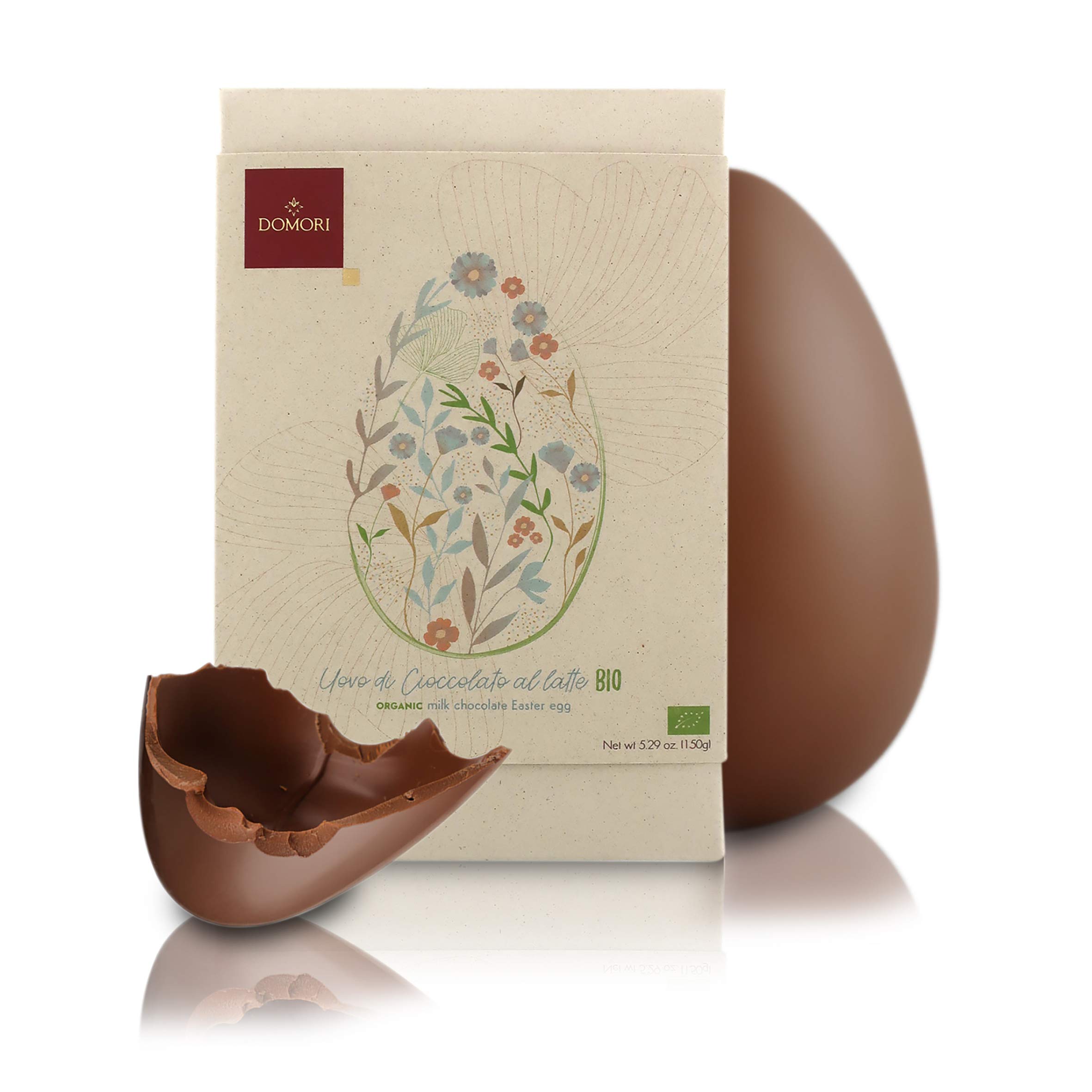Milk Chocolate Egg 36%, Cocoa Origin: Africa, Height: 15 Cm, 150 Grams