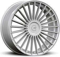 Road Force Wheels RF22 | 22 Inch Rims (Set of 4 Wheels) - Silver Machined Finish - Fits Most Sedans, Coupes, and SUVs - Co...