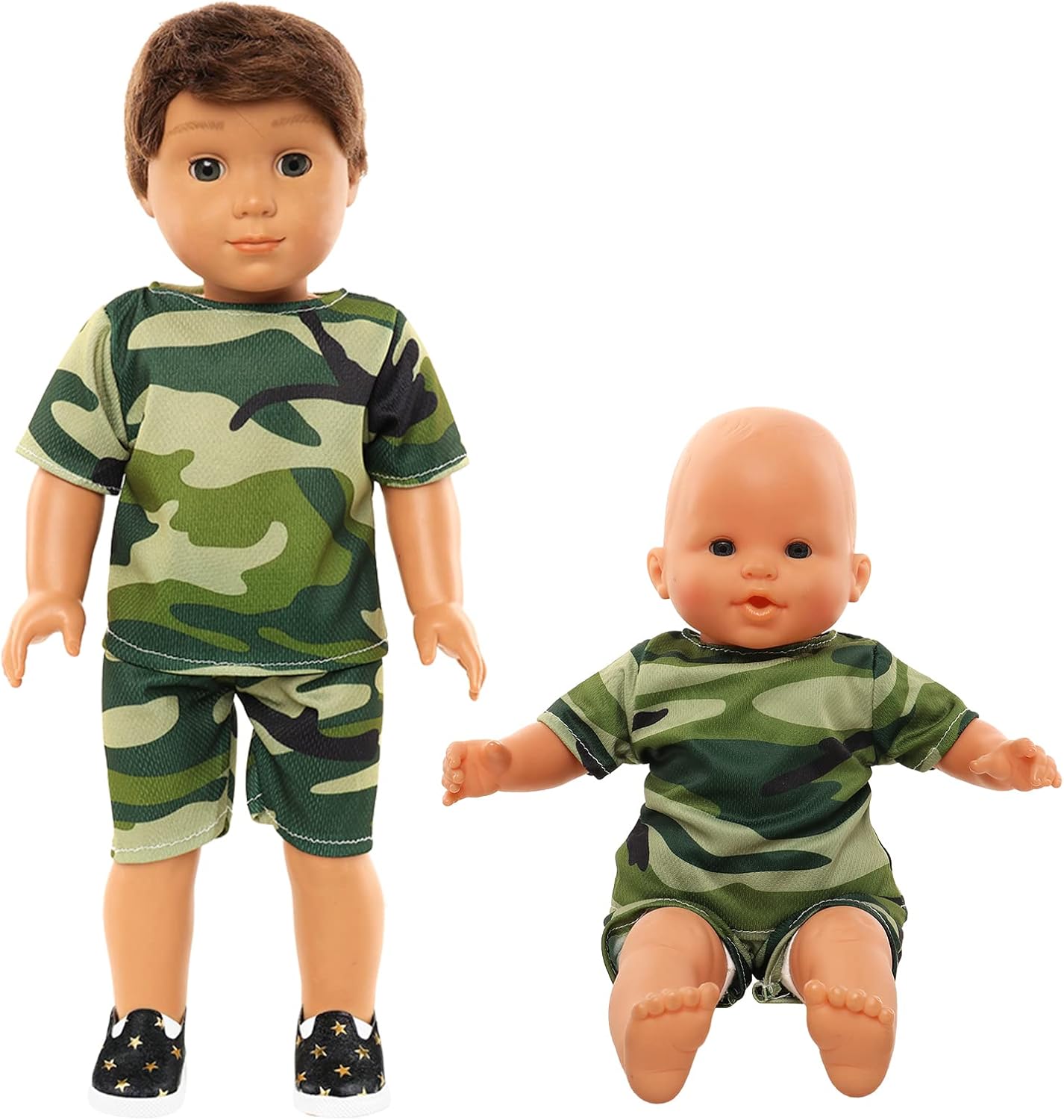 BARWA Boy Doll Clothes 6 Sets Boy Doll Clothes Daily Casual Clothes Outfits Compatible for 14 to 16 Inch Baby Doll and 18 Inch Boy Dolls