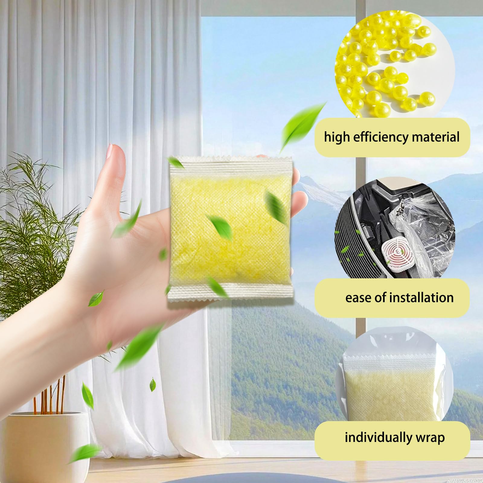 10 PCS Cat Litter Deodorizer Refills Compatible with Whisker OdorTrap Pod,Odor Remover Refills for Litter-Robot 4 Waste Bags & Litter-Robot 3, Litter Box Odor Eliminator (Lemon*5+Lavender*5) - image 5
