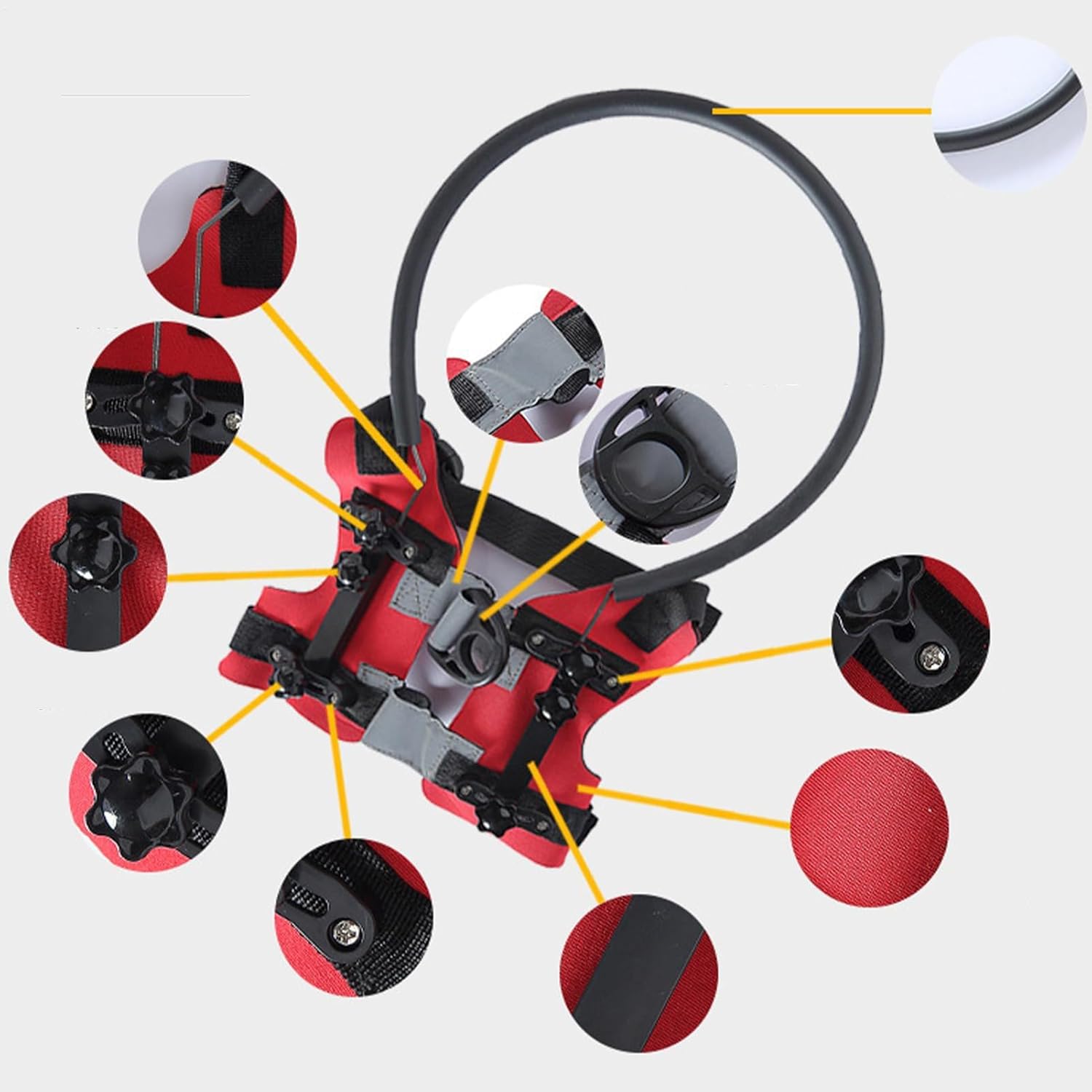 Blind Dog Harness, Anti-Collision Ring for Visually Impaired Pets, Safety Accessories & Protection for Outdoor Walks 8