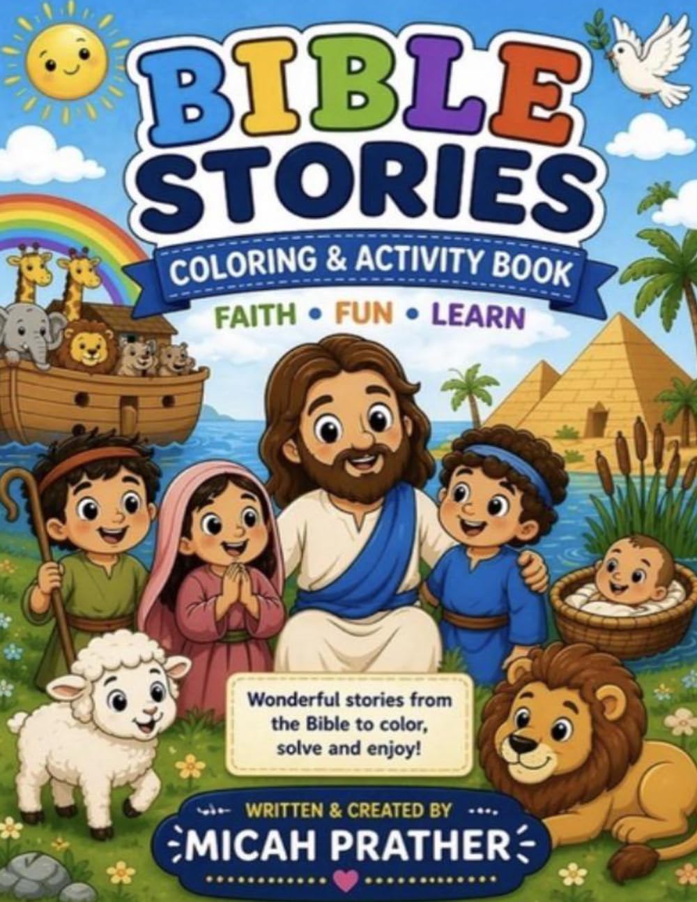 Bible Stories Coloring and Activity Book