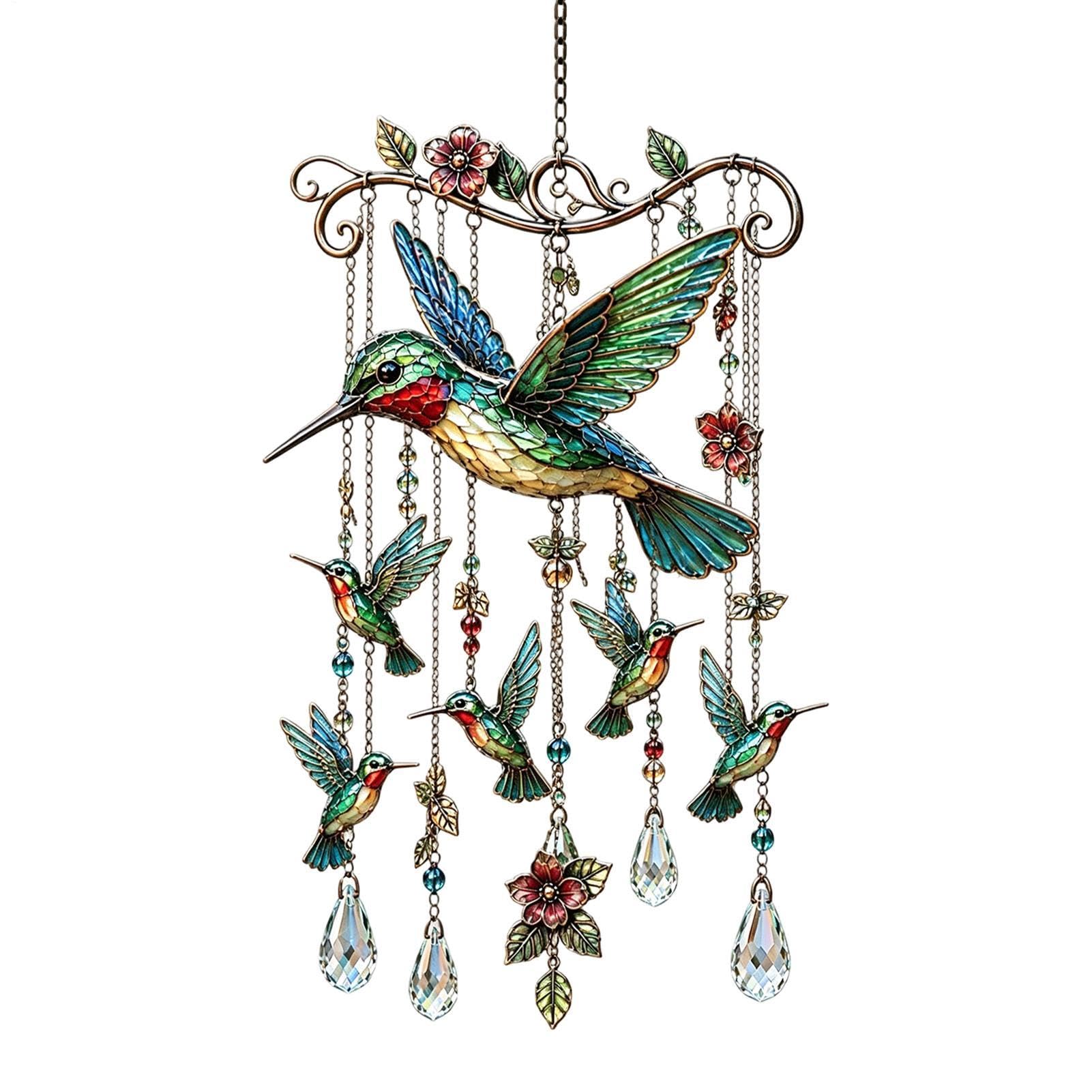 Pendentifs pour carillons éoliens de jardin durables en métal sculpté pour balcon