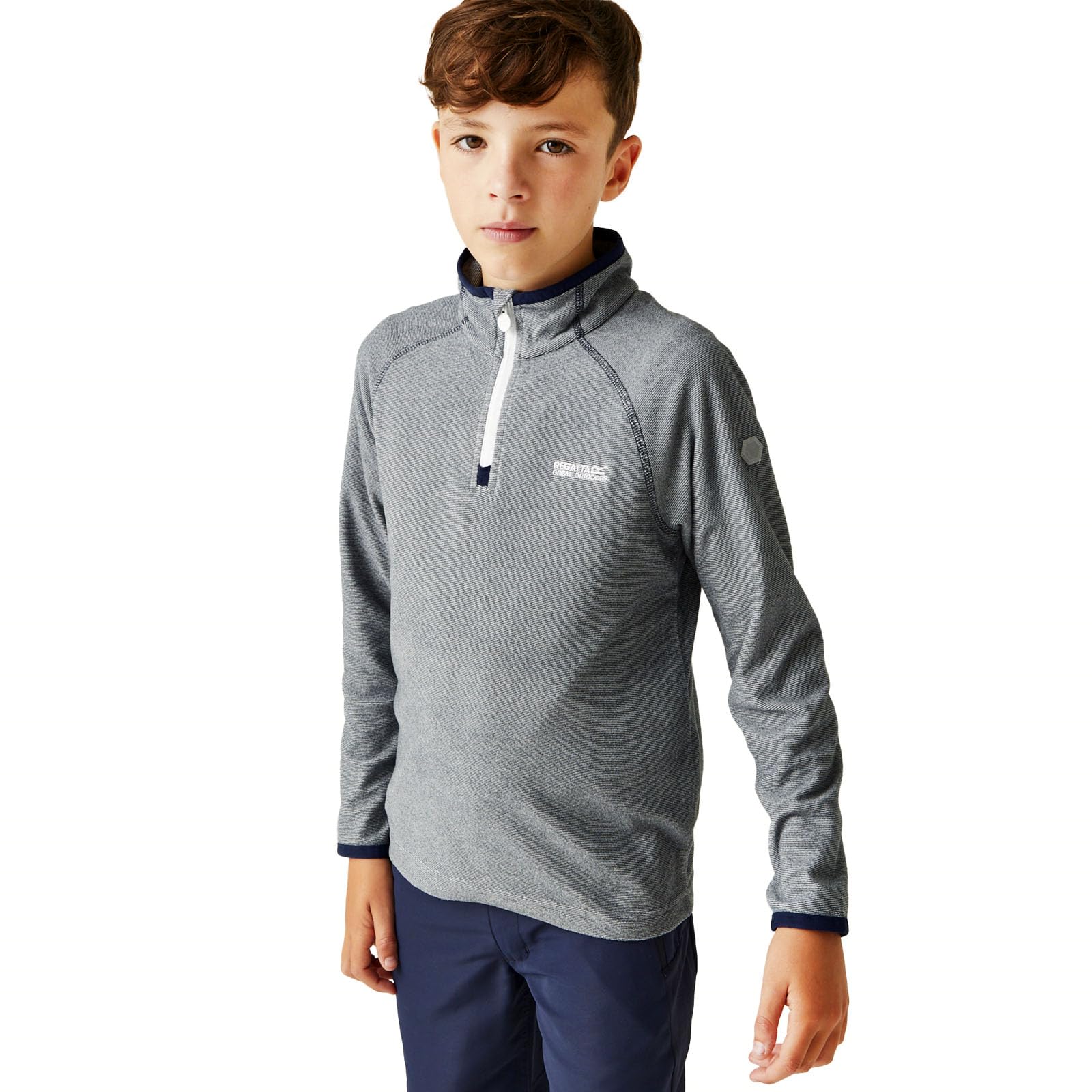 Regatta Unisex Kids Bleu Kids Half Zip Pull-Over Loco