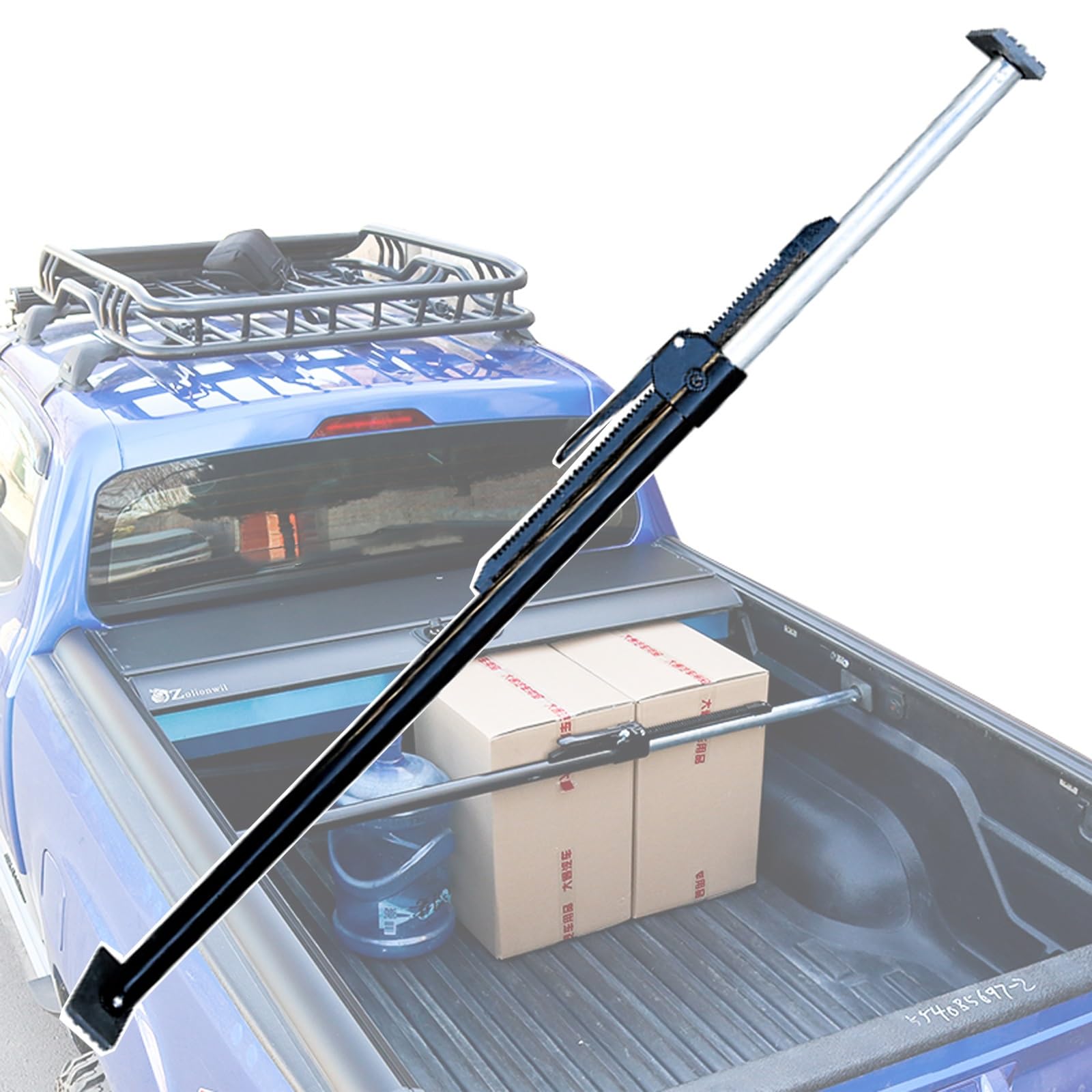 Barra di Carico for Cassone di un Pick-up, Barra di Carico Telescopica, Capacità di 660 Libbre, Barra di Carico Scorrevole for Cassone di un Pick-up, SUV