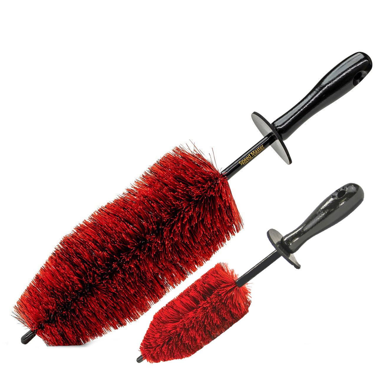 SPEED MASTERWheel Brush 2 Piece Brush Set | Tough on Brake Dust, Gentle on Wheels| Memory Foam Bristles | Easy to Use | Super Durable