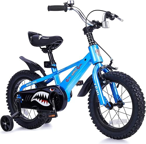 Miniatura 6 de Kids Bike,14 16 Inch Kids Bicycle for Ages 3-6,Kids Bicycle with Training Wheels,Suitable for 35-45 Inches Tall,Easy Assembly Lightweight Mg Frame