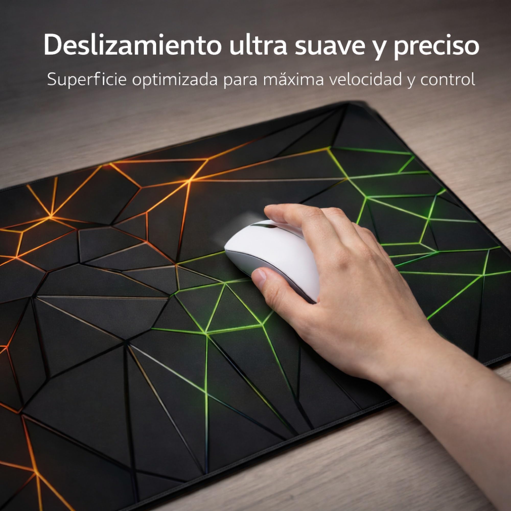 Alfombrilla de Escritorio Gaming XXL 900x400 mm | Tapete para Escritorio y Alfombrilla de Ratón Grande | Mouse Pad Gaming Antideslizante, Cubre Escritorio Ideal para Decoración Gamer y Oficina