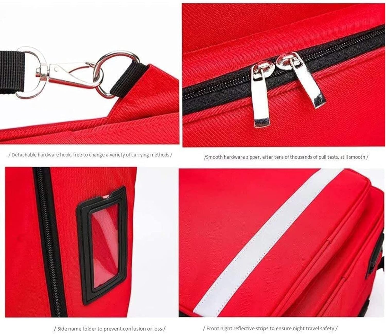 Trauma-Tasche Für Notfallhelfer, Multifunktionaler Erste-Hilfe-Rucksack, Wasserdichte Erste-Hilfe-Notfalltasche Aus Oxford-Stoff Mit Internen Trennwänden, Geeignet Für Outdoor, Reisen, Camping ( Color