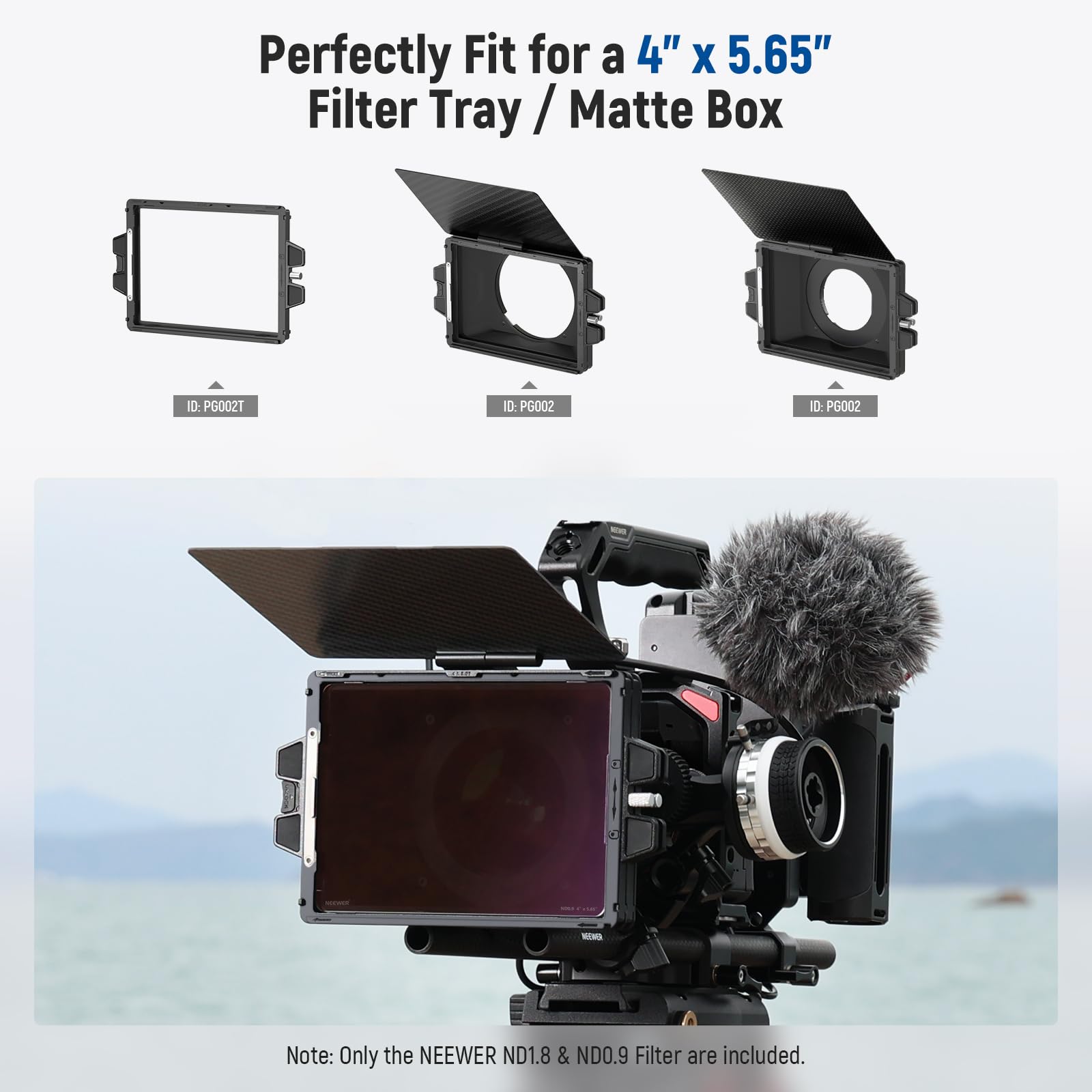 Amazon.com : NEEWER 2 Pack ND0.9/1.8 (3/6 Stops) Square ND Filter 