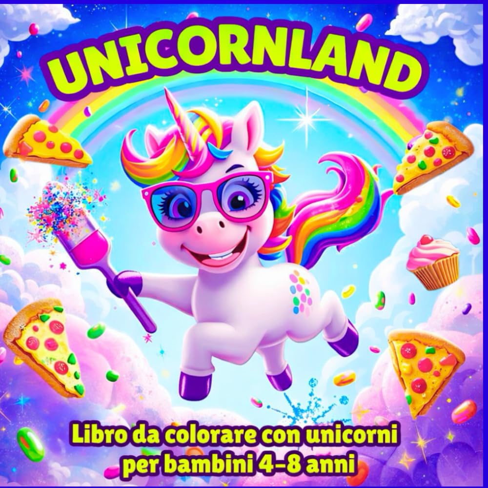 Unicornland: Il magico parco degli unicorni da colorare