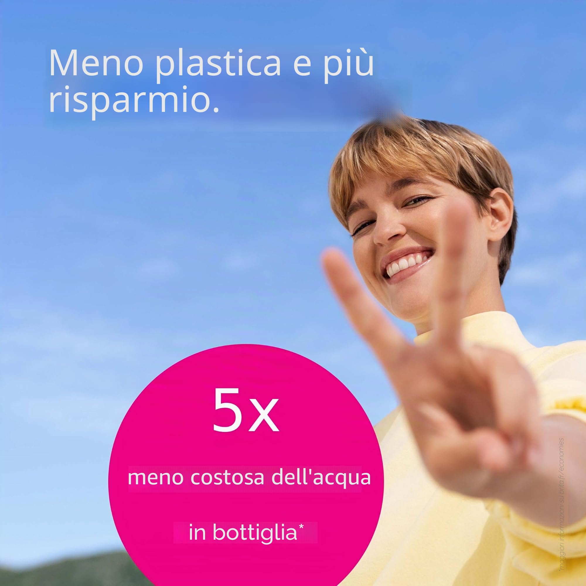 BRITA Caraffa filtrante stile grigio (2,5l) incl 3 cartucce filtro acqua rubinetto MAXTRA PRO All-in-1 ridotto PFAS*,calcare, cloro, alcune impurità e metalli indicatore tempo e volume versato