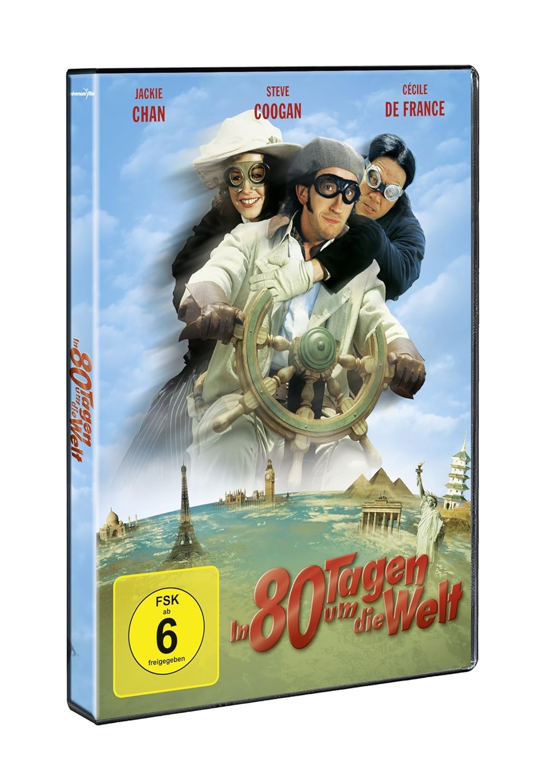 In 80 Tagen um die Welt mit Jackie Chan - 2004er Blockbuster - Humor und Action rund um den Globus (DVD) mit Bonus: Stunt-Featurette, Bildergalerie und Kinotrailer