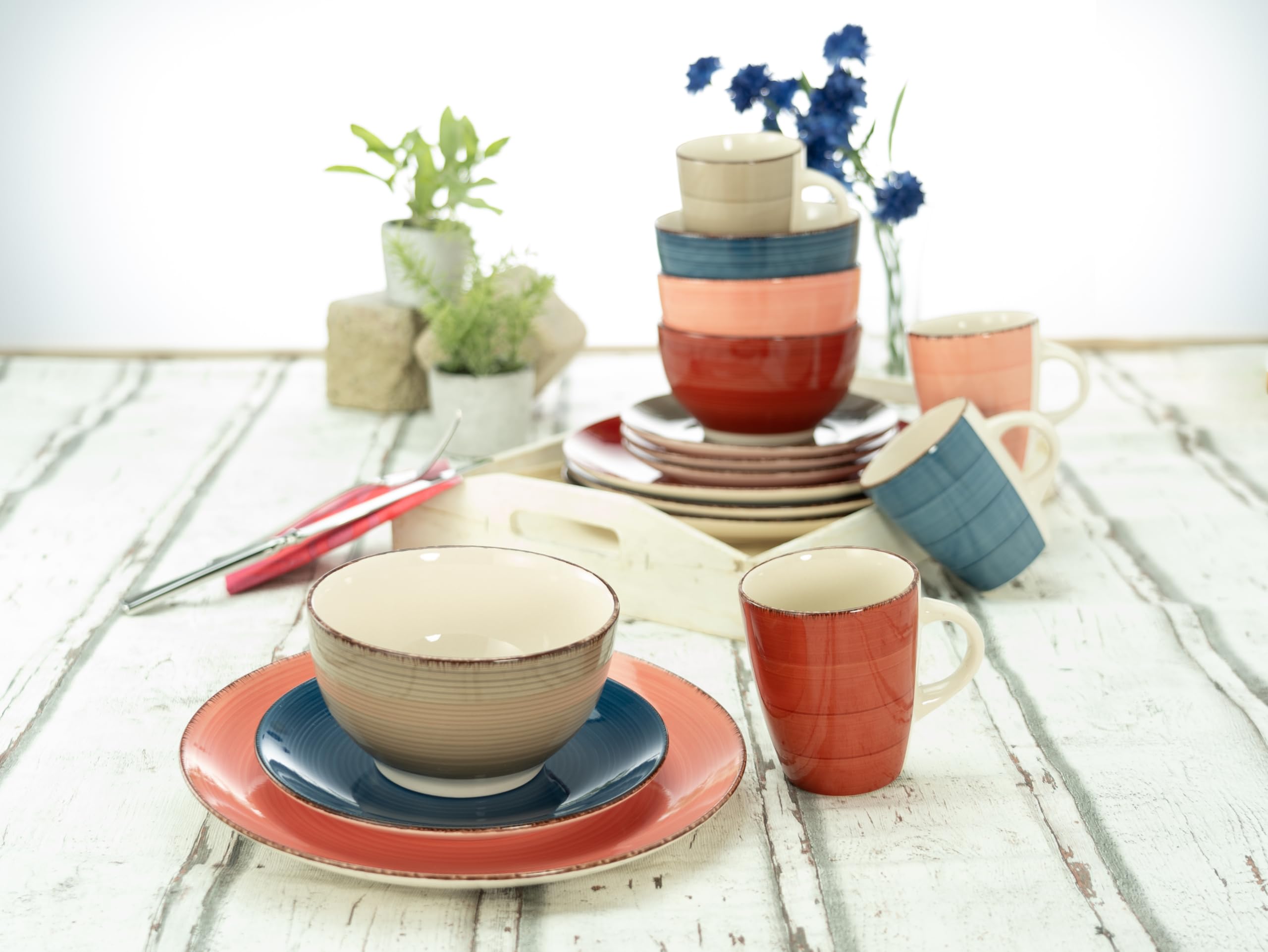 Creatable Bella Casa COTTAGE 22855 Crockery Set 16 pieces