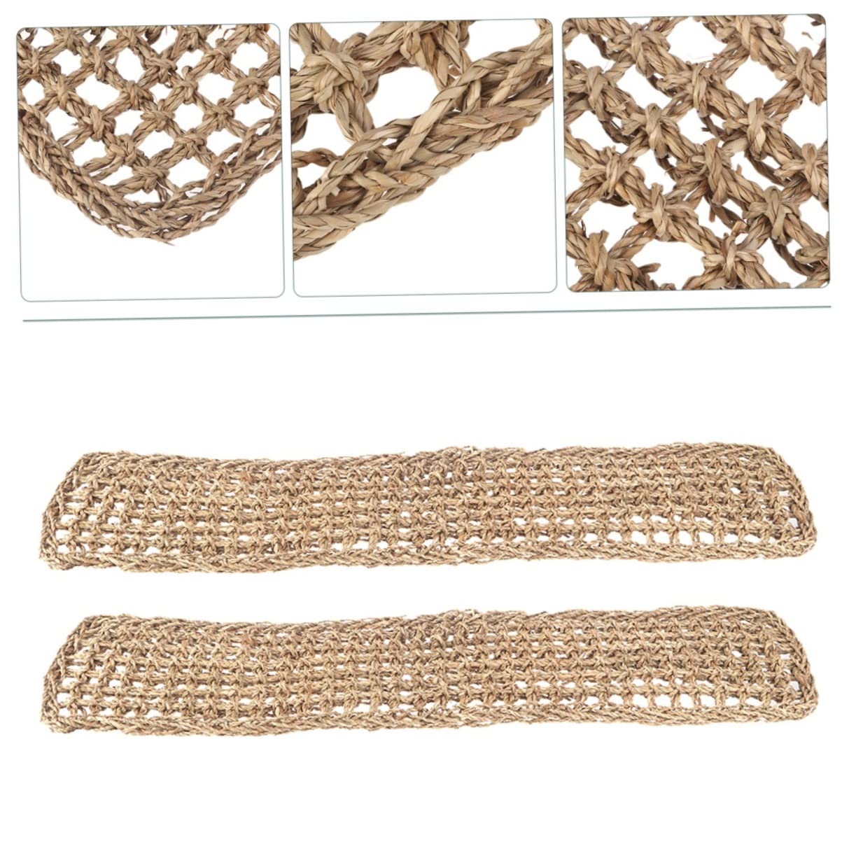 GANAZONO 2piezas Hamacas De Césped para Reptiles Accesorios para Tanques De Dragón Barbudo Colgantes para Iguanas y Geckos Soporte Doble Sin Ventosas