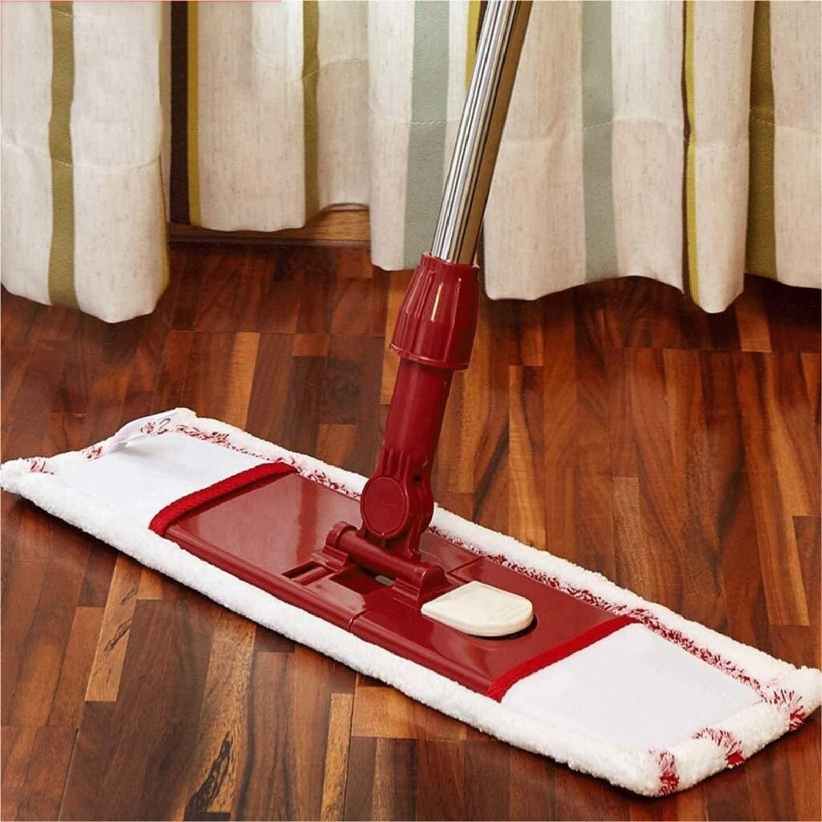 Mopa Mop Mopas Fregona Fregona Abatible para Suelos De Baldosas, Almohadillas Lavables, Fregona Profesional para Suelos De Madera, Limpieza En Seco Y Húmedo Trapeador de Limpieza(White)