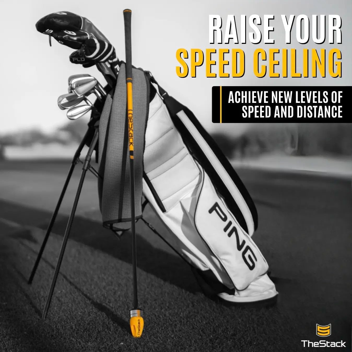 TheStack™ | Golf Swing Speed Trainer | Weighted Golf Training Aid | Golf Swing Trainer Golf Swing Training Aid | Golf Trainer Practice for Men and Women