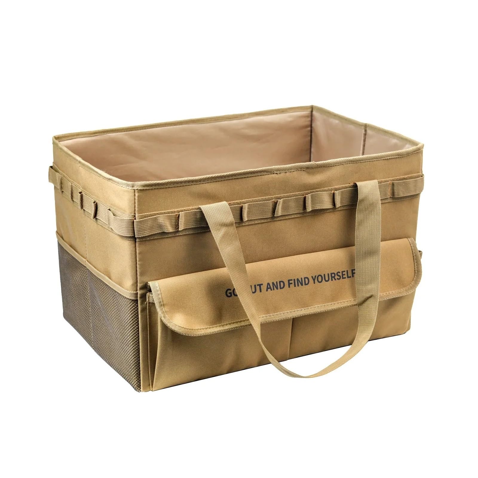 Durable Foldable Car Storage Box - Spacious Collapsible Organizer for SUV Sedan Outdoor Enthusiast Auto Accessories Multi-Purpose Vehicle