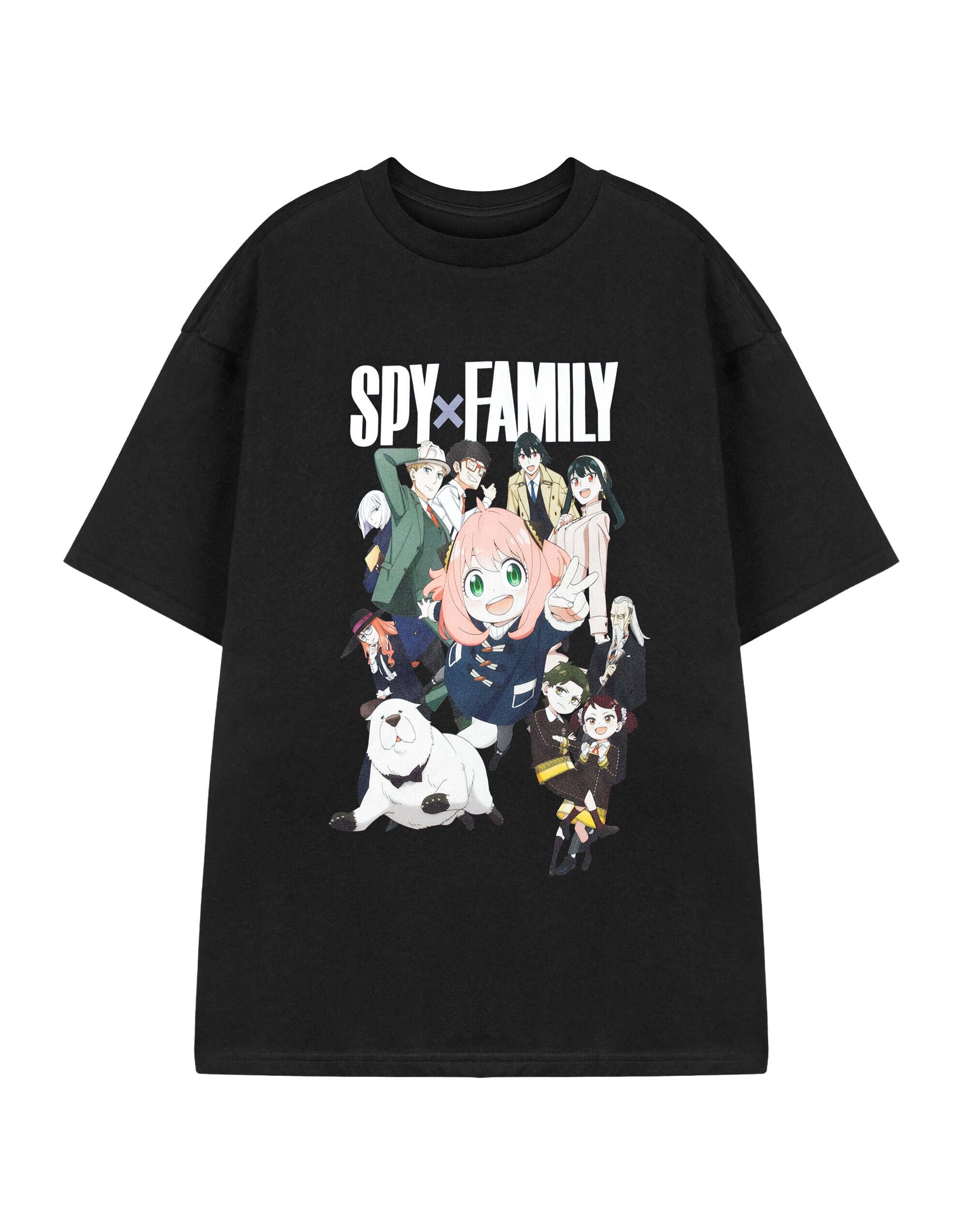 Vanilla Underground Unisex Black Spy Family Peace Short Sleeved T-Shirt - XX-Large
