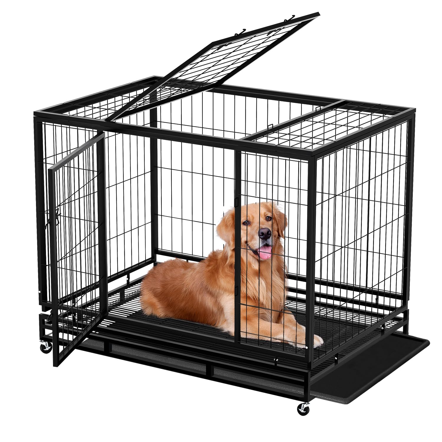ARTBUSKE 48-Inch Dog Crate