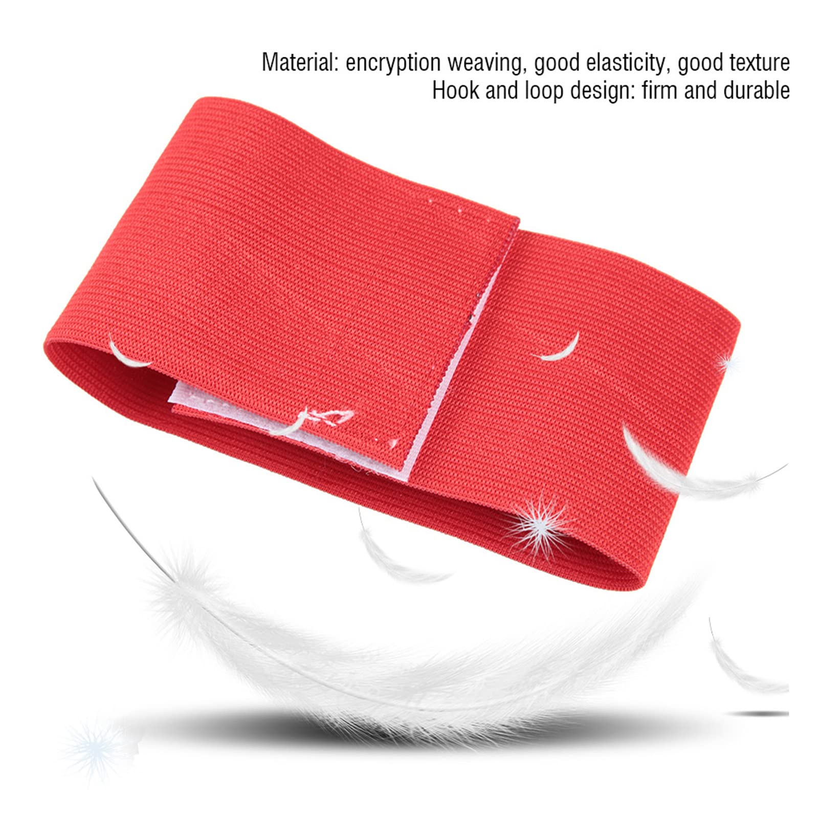 Lguaquanx 12 Stück Team Armbänder - Verstellbare Kapitänsbinden Blau Rot Für Sport