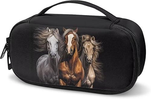 Black Horse - Funda de viaje con aislamiento para medicamentos diabéticos, bolsa de transporte con bolsa adicional para bolígrafo de insulina y