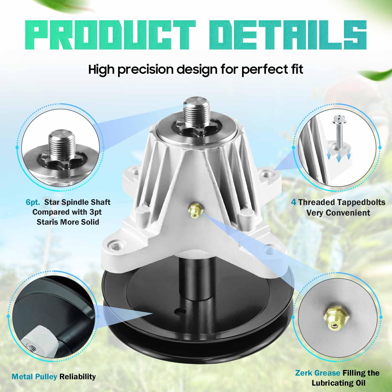 Eje Polea Troy Bilt Mtd 618-06991 | Meses Sin Interés - Foto 7