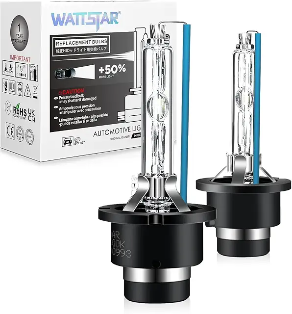 Bombillas HID Xenón D2S 35W 8000K - Lámpara Xenon para Faros Delanteros